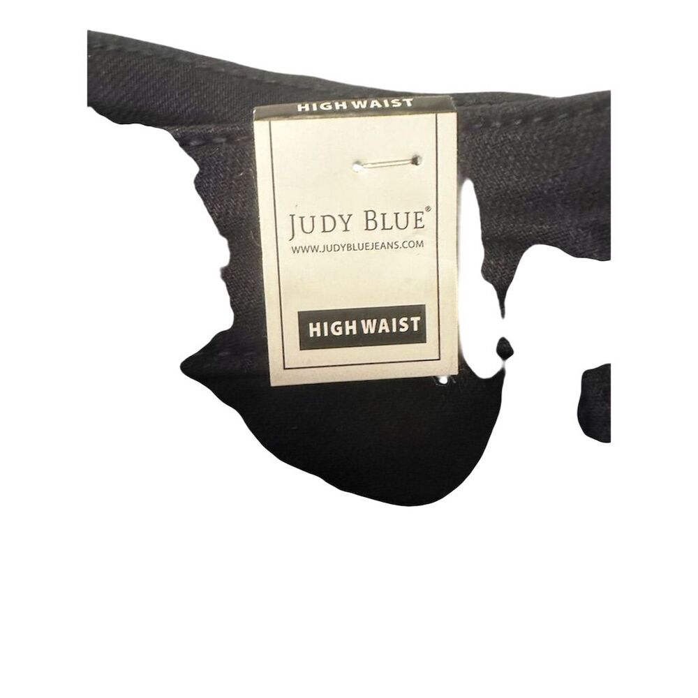 Judy Blue Women's High Waist Tummy Control Denim Shorts Black Size M - Picture 5 of 11